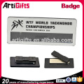 Wholesale alibaba cheap custom metal badge pin name badge